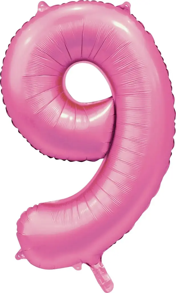 Ballon 9 Aluminium Rose Satin 86cm